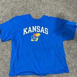 Men’s KU Jayhawks Blue Kansas Tee